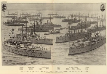 The Crisis in the Far East, the British Fleet in Chinese Waters